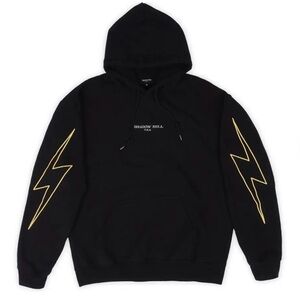 Shadow Hill Black Lightening Bolt Hoodie